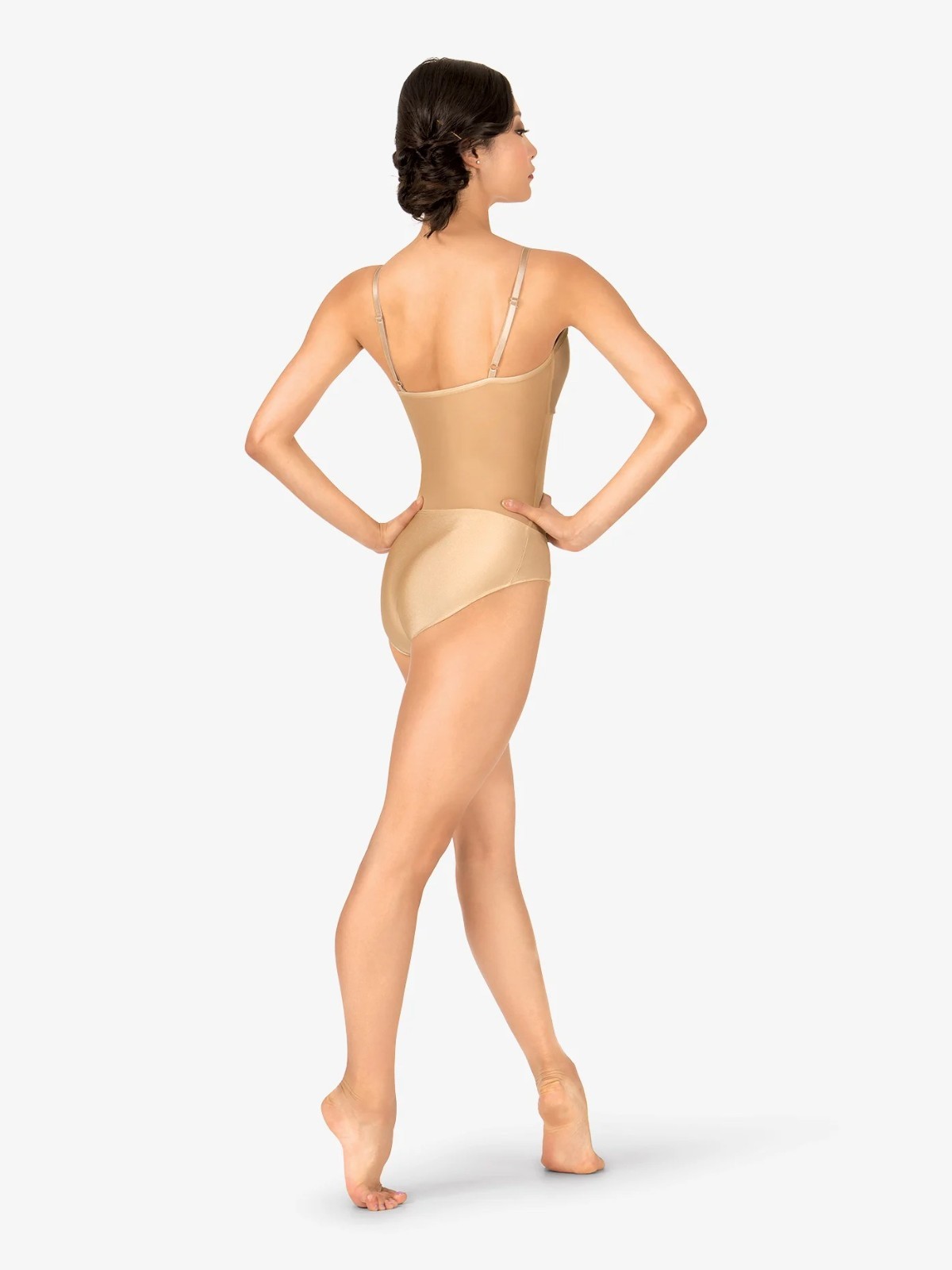 Natalie Dancewear Undercover Camisole Cheer Undergarment Caramel Leotard Adult S