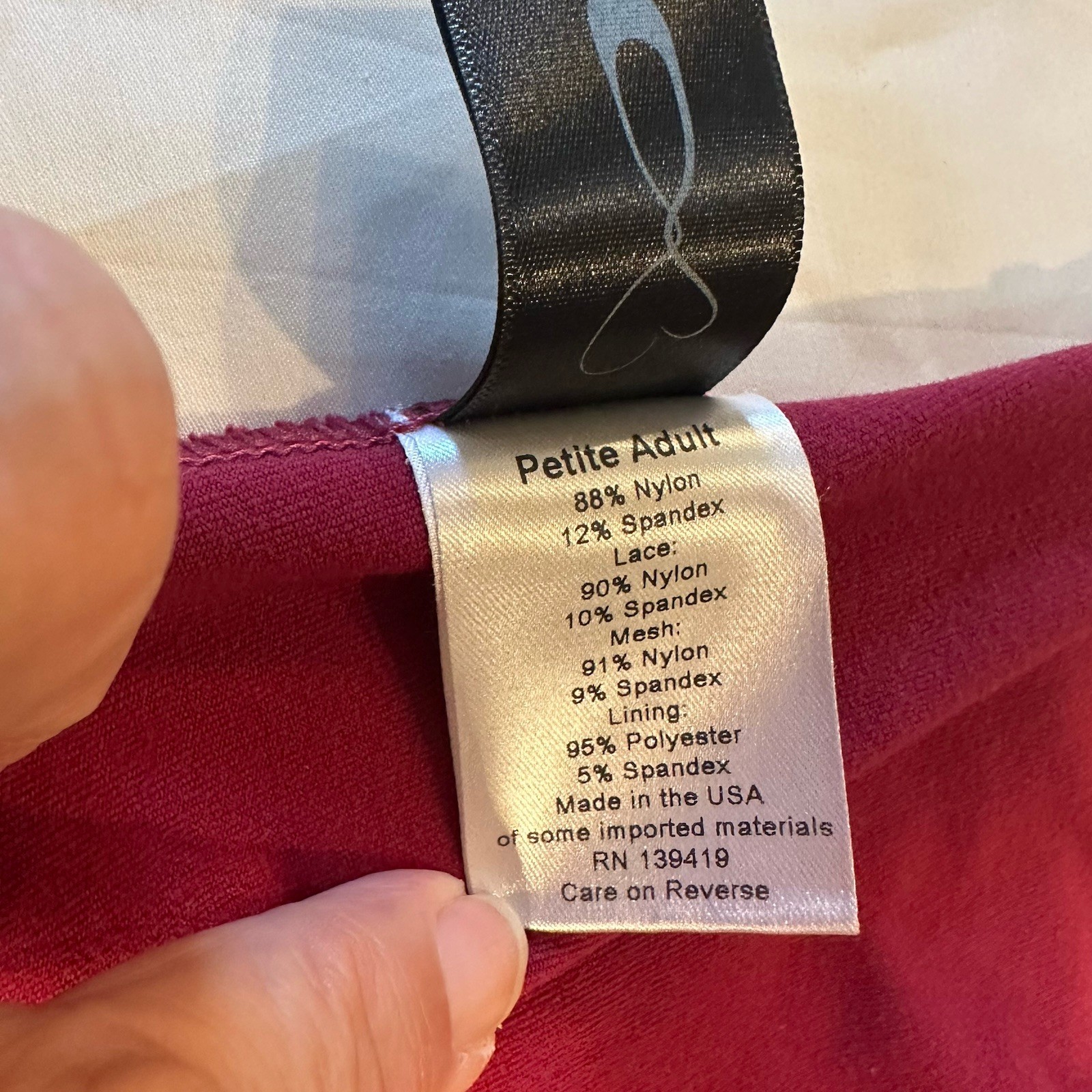 Suffolk Ballet Mock High Neck Zipper Lace Front Rosewood Dance Leotard Petite