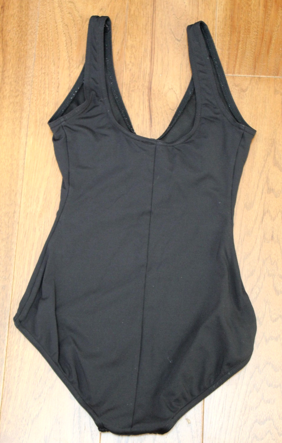 Capezio BLACK LEOTARD Adult S Small Dance Ballet Sweetheart Neck Sleeveless