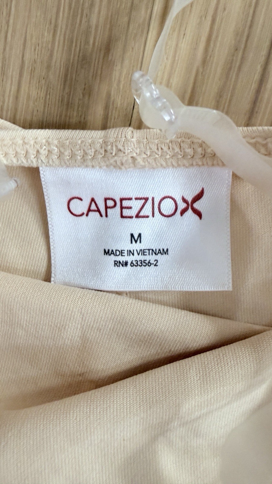 Capezio Leotard Nude Dance Undergarment With Clear Transition Straps Womens