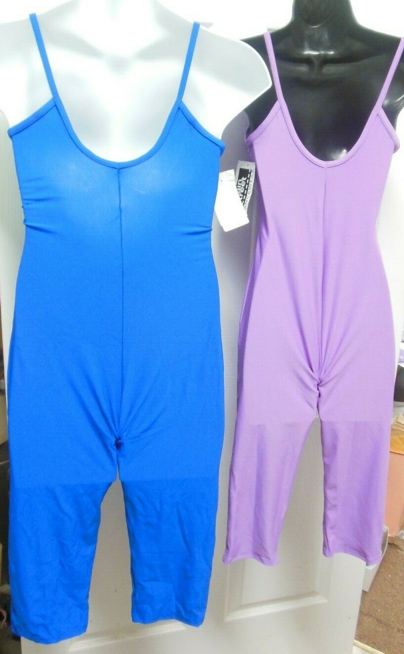 CAPRI CAMISOLE UNITARD SHELF LINED MATTE SPANDEX 4 colors over 40 available