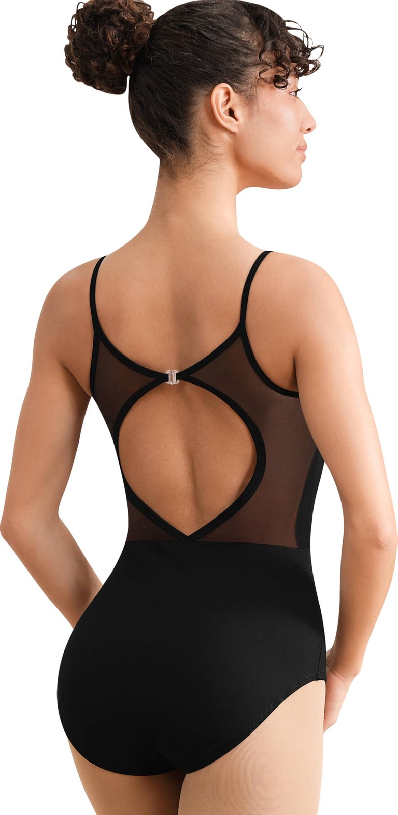 Women Dance Leotard Camisole Ballet Leotard for Adult Big Hollow Back Mesh Sp…