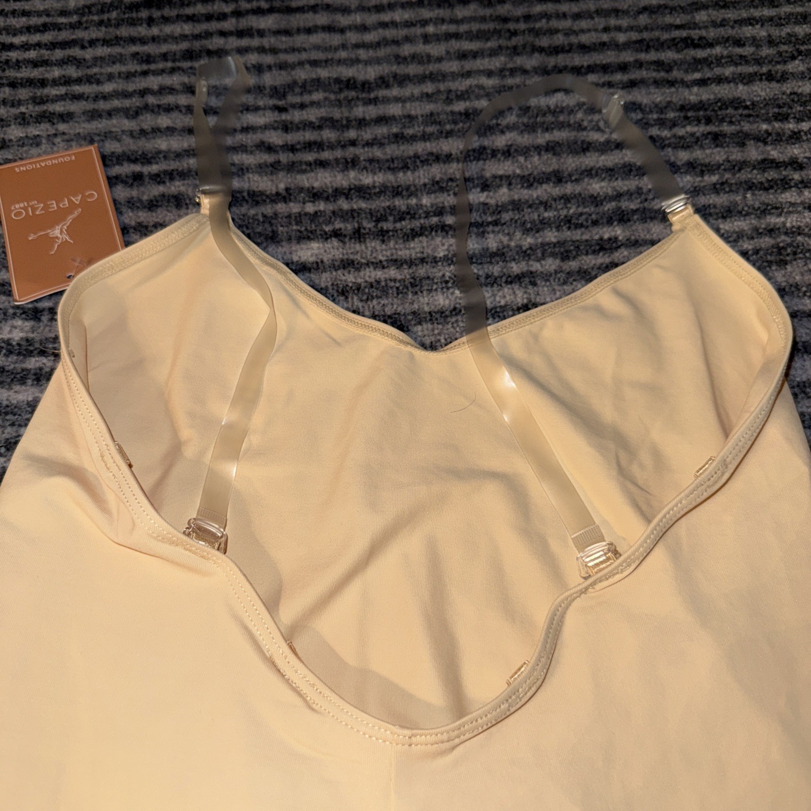 Capezio camisole with adjustable strap nude number 3532 extra large NWT