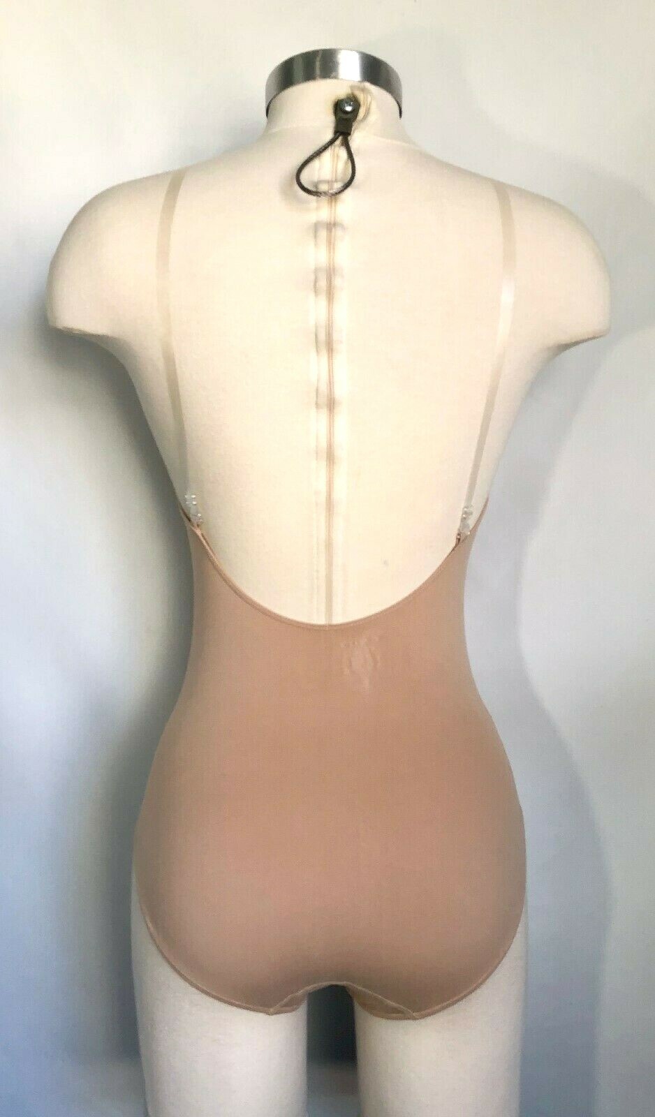Capezio Nude Seamless Bodyliner w/ Convertible Straps, Adult Size S