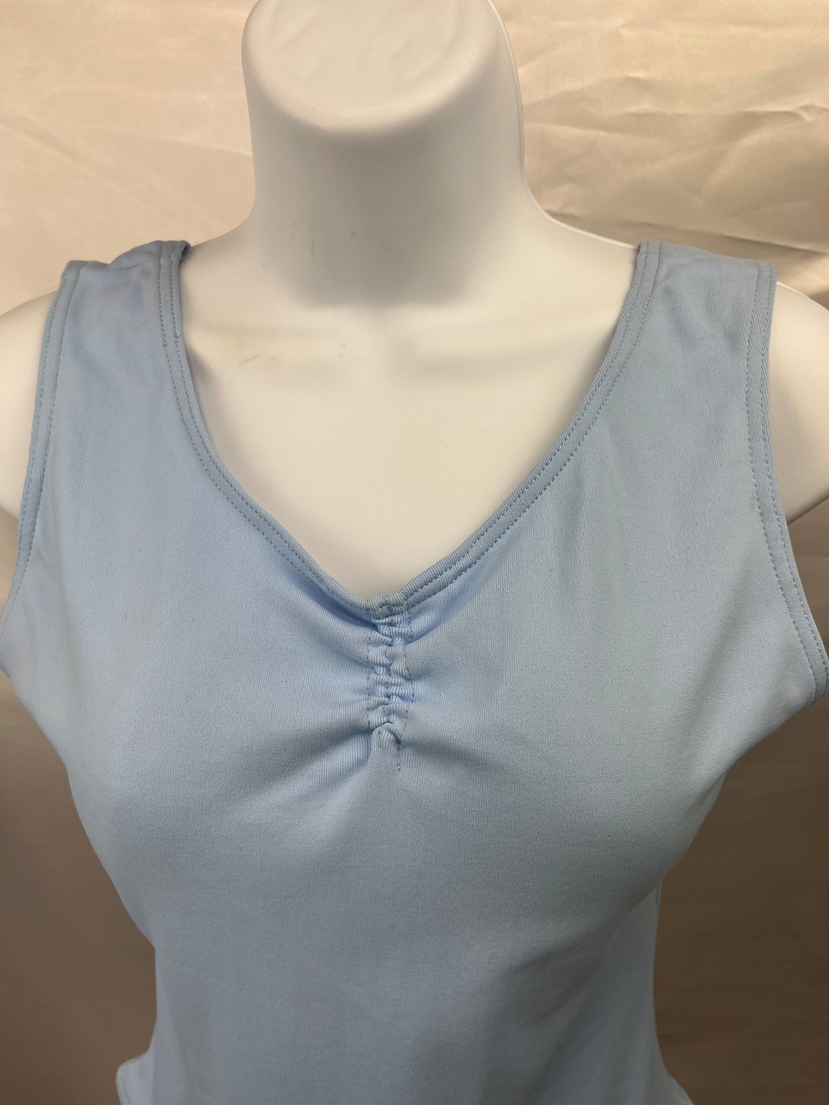 Leotard Light Blue Tank Leotard Ladies Small /Tall 9874