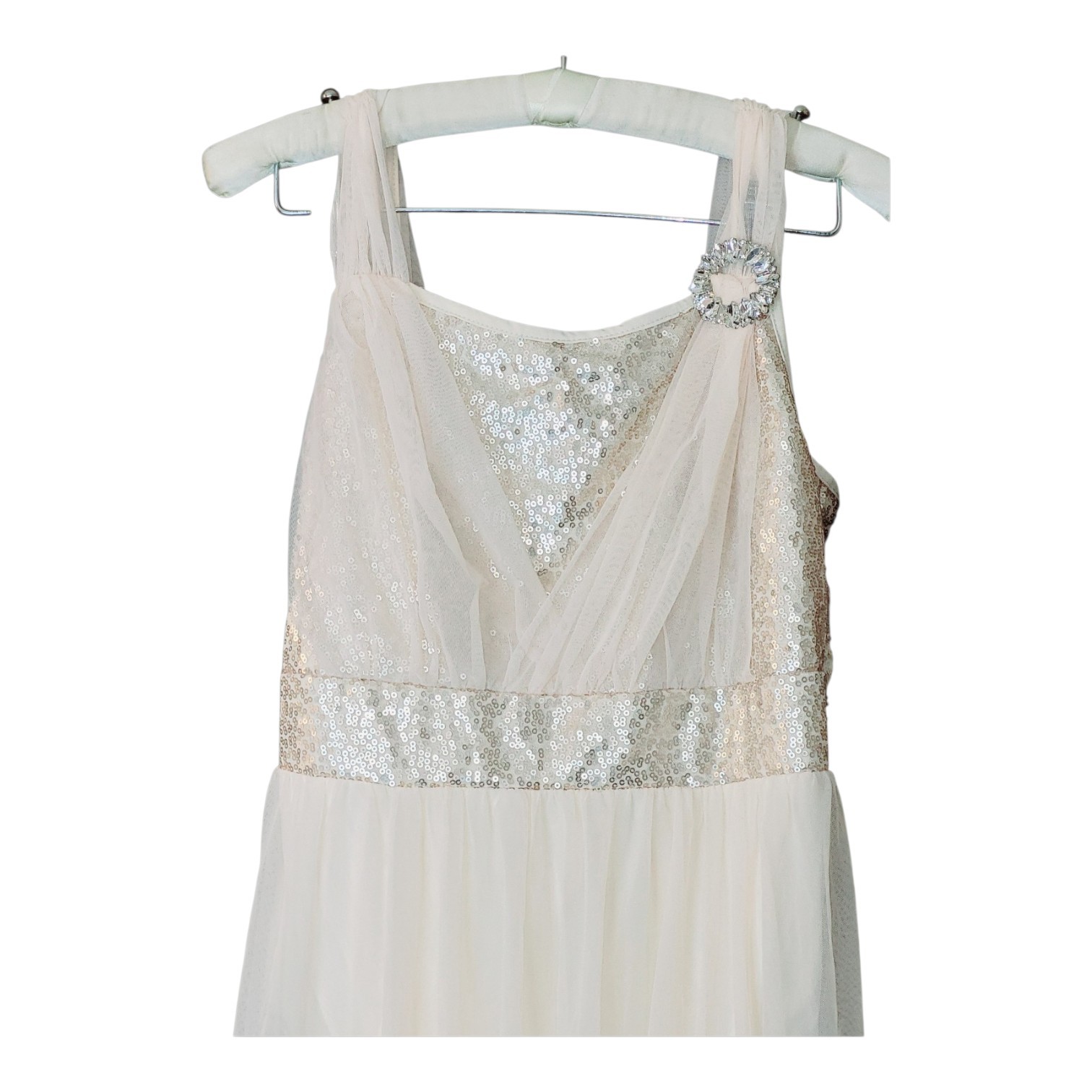 NWT IBTOM Castle Pink Fairycore Dress Dance Ballet Costume Sequins Rhinestone M