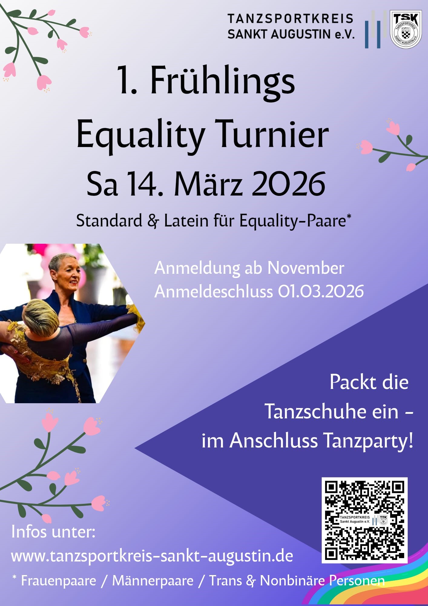 Flyer: 1. Frühlings Equality Turnier