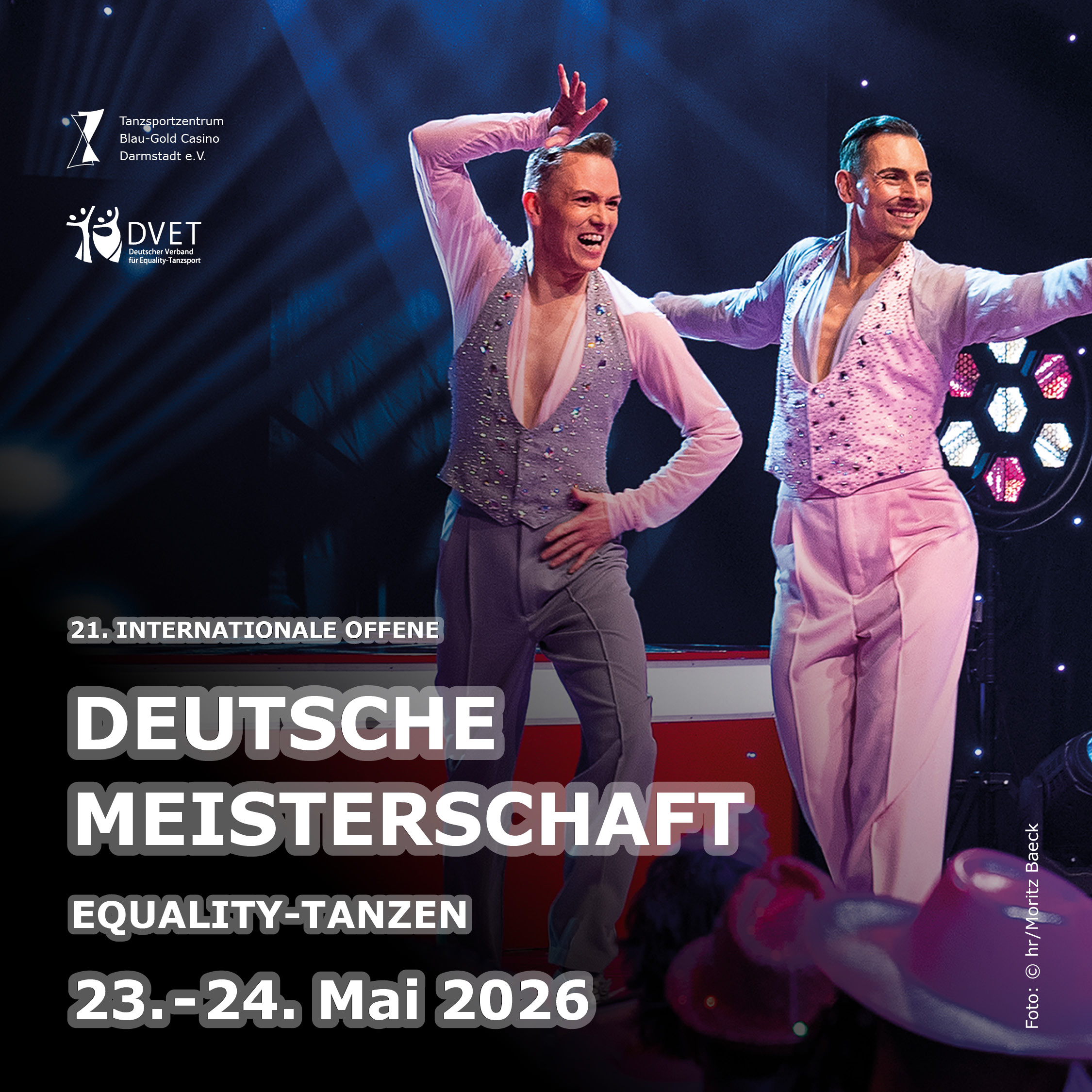 Flyer: 21. Internationale offene Deutsche Meister*innenschaften