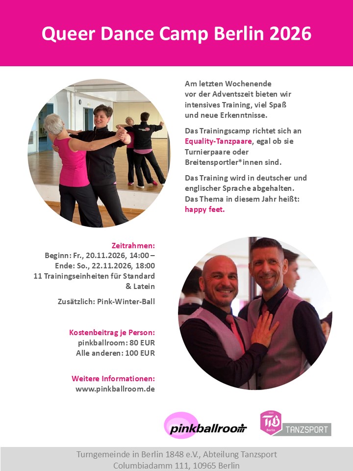 Flyer: Queer Dance Camp