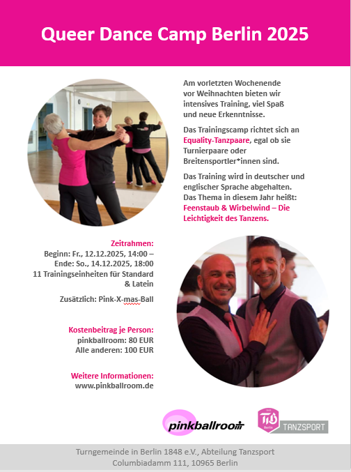 Flyer: Queer Dance Camp
